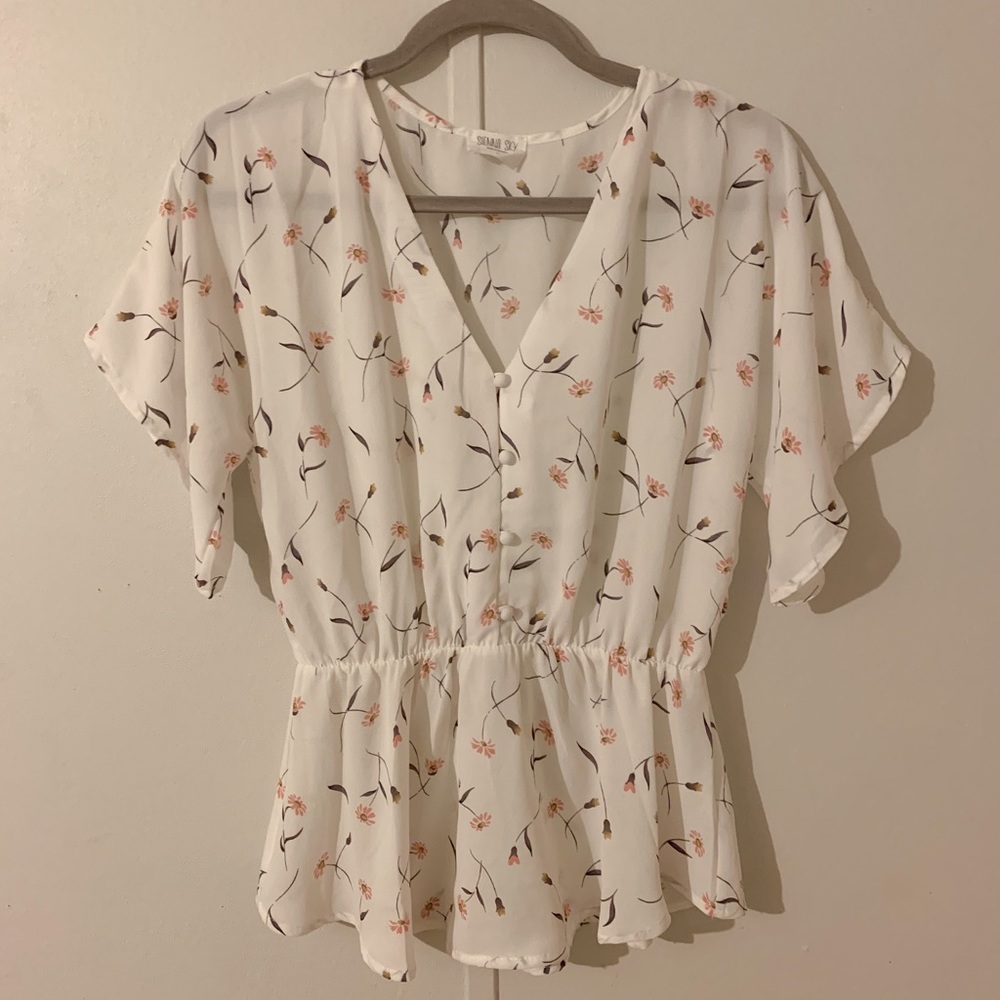 Sienna Sky floral top